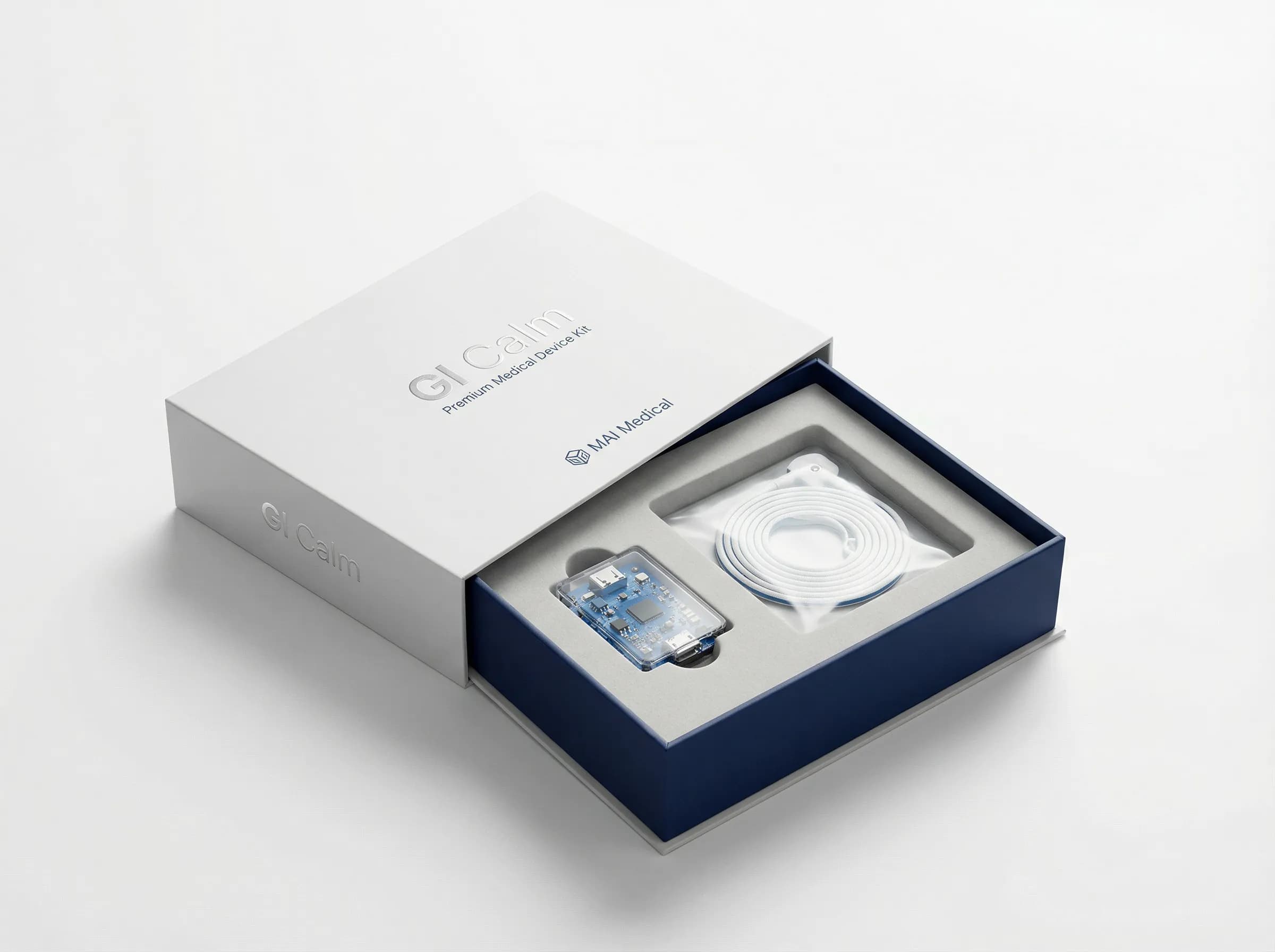 GiCalm device packaging